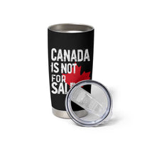 Canada Is Not For Sale Tumbler Cup Distressed Vintage Canadian Maple Leaf