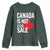 Canada Is Not For Sale Youth Sweatshirt Distressed Vintage Canadian Maple Leaf