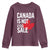 Canada Is Not For Sale Youth Sweatshirt Distressed Vintage Canadian Maple Leaf