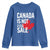 Canada Is Not For Sale Youth Sweatshirt Distressed Vintage Canadian Maple Leaf