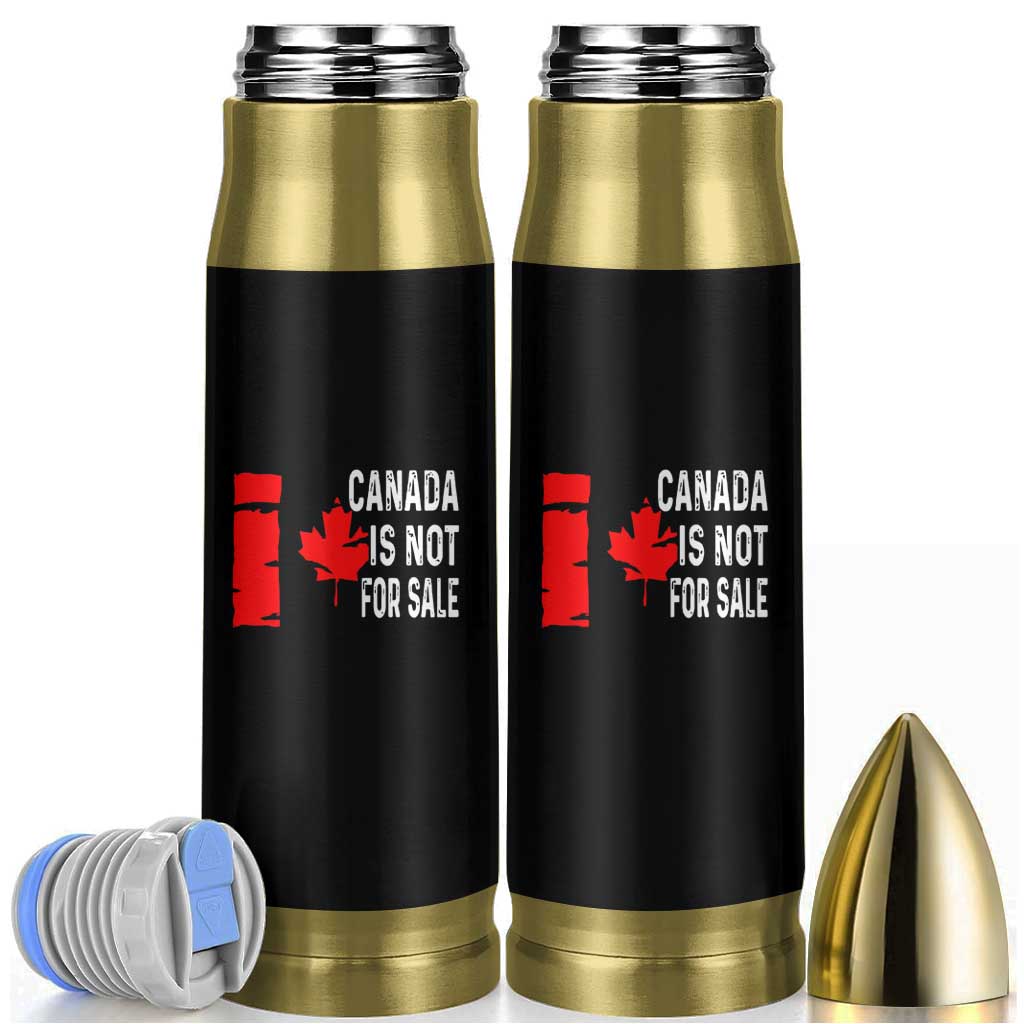 Canada Is Not For Sale Bullet Tumbler Maple Leaf Candadian Flag Distressed