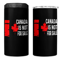 Canada Is Not For Sale 4 in 1 Can Cooler Tumbler Maple Leaf Candadian Flag Distressed