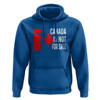 Canada Is Not For Sale Hoodie Maple Leaf Candadian Flag Distressed