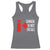Canada Is Not For Sale Racerback Tank Top Maple Leaf Candadian Flag Distressed