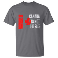 Canada Is Not For Sale T Shirt Maple Leaf Candadian Flag Distressed