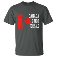 Canada Is Not For Sale T Shirt Maple Leaf Candadian Flag Distressed