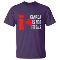Canada Is Not For Sale T Shirt Maple Leaf Candadian Flag Distressed