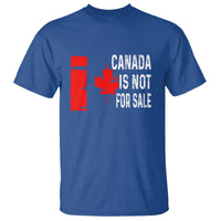Canada Is Not For Sale T Shirt Maple Leaf Candadian Flag Distressed