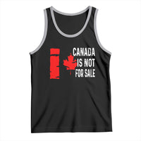 Canada Is Not For Sale Tank Top Maple Leaf Candadian Flag Distressed