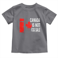 Canada Is Not For Sale Toddler T Shirt Maple Leaf Candadian Flag Distressed