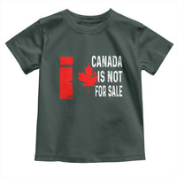 Canada Is Not For Sale Toddler T Shirt Maple Leaf Candadian Flag Distressed