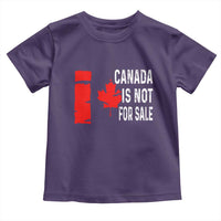 Canada Is Not For Sale Toddler T Shirt Maple Leaf Candadian Flag Distressed