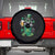 Funny St.Patrick's Day Raccoon Spare Tire Cover Patrick Drinking Irish