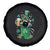 Funny St.Patrick's Day Raccoon Spare Tire Cover Patrick Drinking Irish