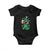 Funny St.Patrick's Day Raccoon Baby Onesie Patrick Drinking Irish