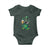 Funny St.Patrick's Day Raccoon Baby Onesie Patrick Drinking Irish