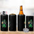 Funny St.Patrick's Day Raccoon 4 in 1 Can Cooler Tumbler Patrick Drinking Irish