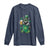 Funny St.Patrick's Day Raccoon Long Sleeve Shirt Patrick Drinking Irish