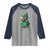 Funny St.Patrick's Day Raccoon Raglan Shirt Patrick Drinking Irish