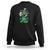 Funny St.Patrick's Day Raccoon Sweatshirt Patrick Drinking Irish