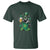 Funny St.Patrick's Day Raccoon T Shirt Patrick Drinking Irish