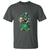 Funny St.Patrick's Day Raccoon T Shirt Patrick Drinking Irish