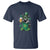 Funny St.Patrick's Day Raccoon T Shirt Patrick Drinking Irish