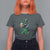 Funny St.Patrick's Day Raccoon T Shirt For Women Patrick Drinking Irish