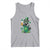 Funny St.Patrick's Day Raccoon Tank Top Patrick Drinking Irish