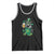 Funny St.Patrick's Day Raccoon Tank Top Patrick Drinking Irish