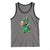 Funny St.Patrick's Day Raccoon Tank Top Patrick Drinking Irish