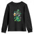 Funny St.Patrick's Day Raccoon Youth Sweatshirt Patrick Drinking Irish