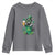 Funny St.Patrick's Day Raccoon Youth Sweatshirt Patrick Drinking Irish