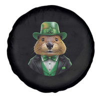 Funny Groundhog Leprechaun Spare Tire Cover Woodchuck Happy St Patrick's Day