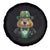 Funny Groundhog Leprechaun Spare Tire Cover Woodchuck Happy St Patrick's Day