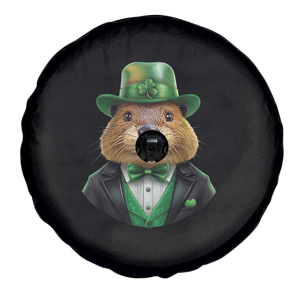 Funny Groundhog Leprechaun Spare Tire Cover Woodchuck Happy St Patrick's Day