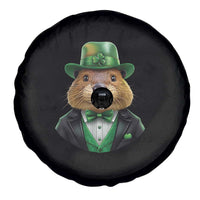 Funny Groundhog Leprechaun Spare Tire Cover Woodchuck Happy St Patrick's Day