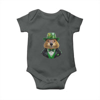 Funny Groundhog Leprechaun Baby Onesie Woodchuck Happy St Patrick's Day