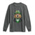 Funny Groundhog Leprechaun Long Sleeve Shirt Woodchuck Happy St Patrick's Day