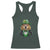 Funny Groundhog Leprechaun Racerback Tank Top Woodchuck Happy St Patrick's Day