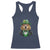 Funny Groundhog Leprechaun Racerback Tank Top Woodchuck Happy St Patrick's Day