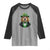 Funny Groundhog Leprechaun Raglan Shirt Woodchuck Happy St Patrick's Day