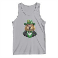Funny Groundhog Leprechaun Tank Top Woodchuck Happy St Patrick's Day