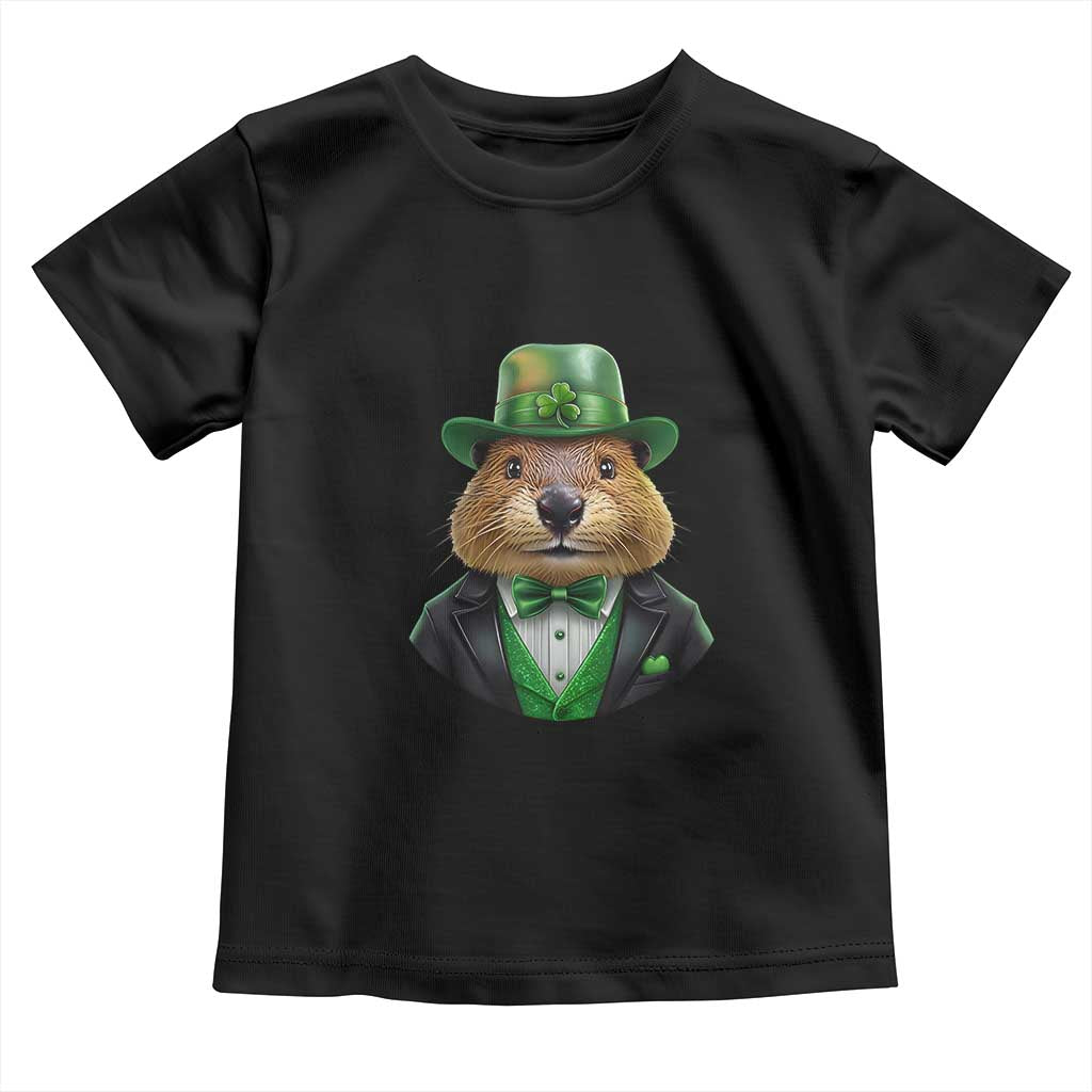 Funny Groundhog Leprechaun Toddler T Shirt Woodchuck Happy St Patrick's Day