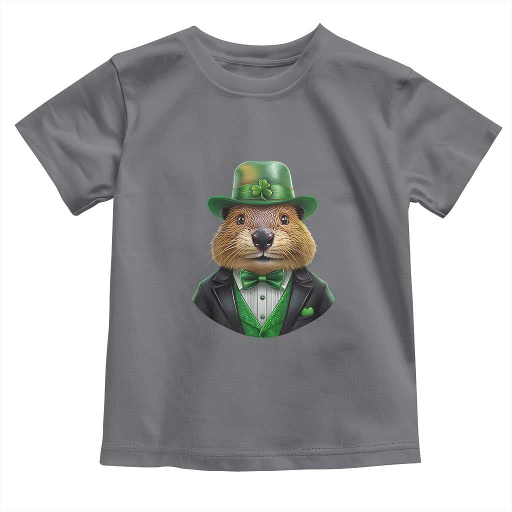 Funny Groundhog Leprechaun Toddler T Shirt Woodchuck Happy St Patrick's Day