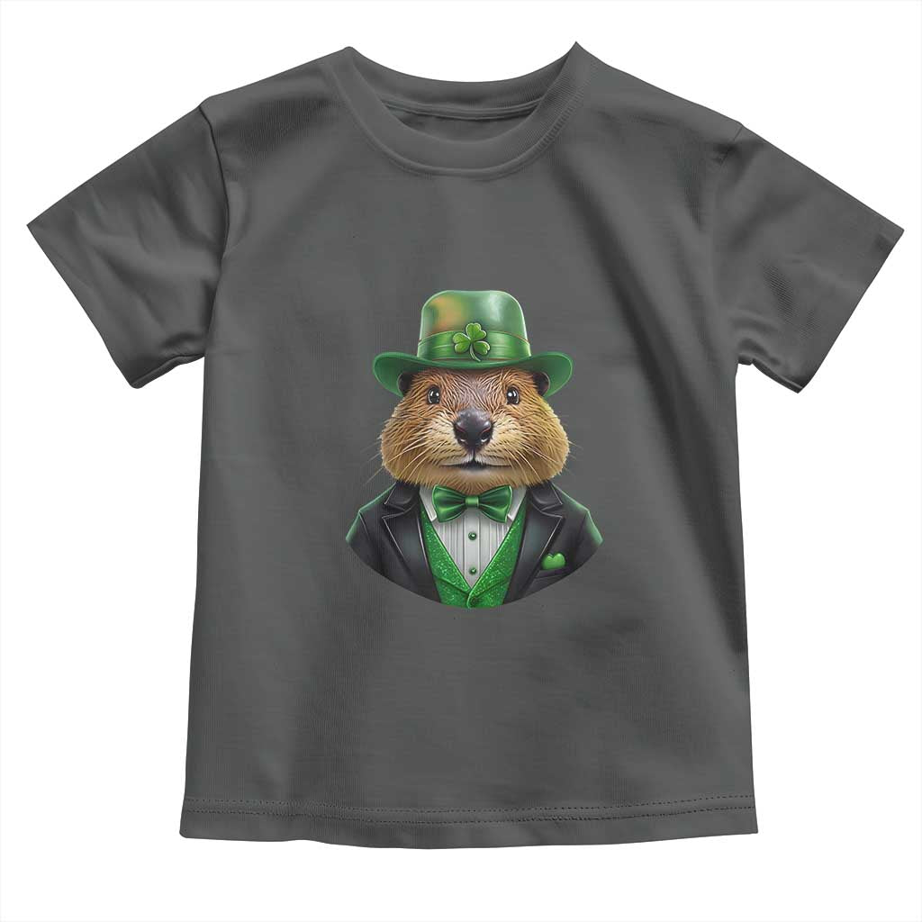 Funny Groundhog Leprechaun Toddler T Shirt Woodchuck Happy St Patrick's Day