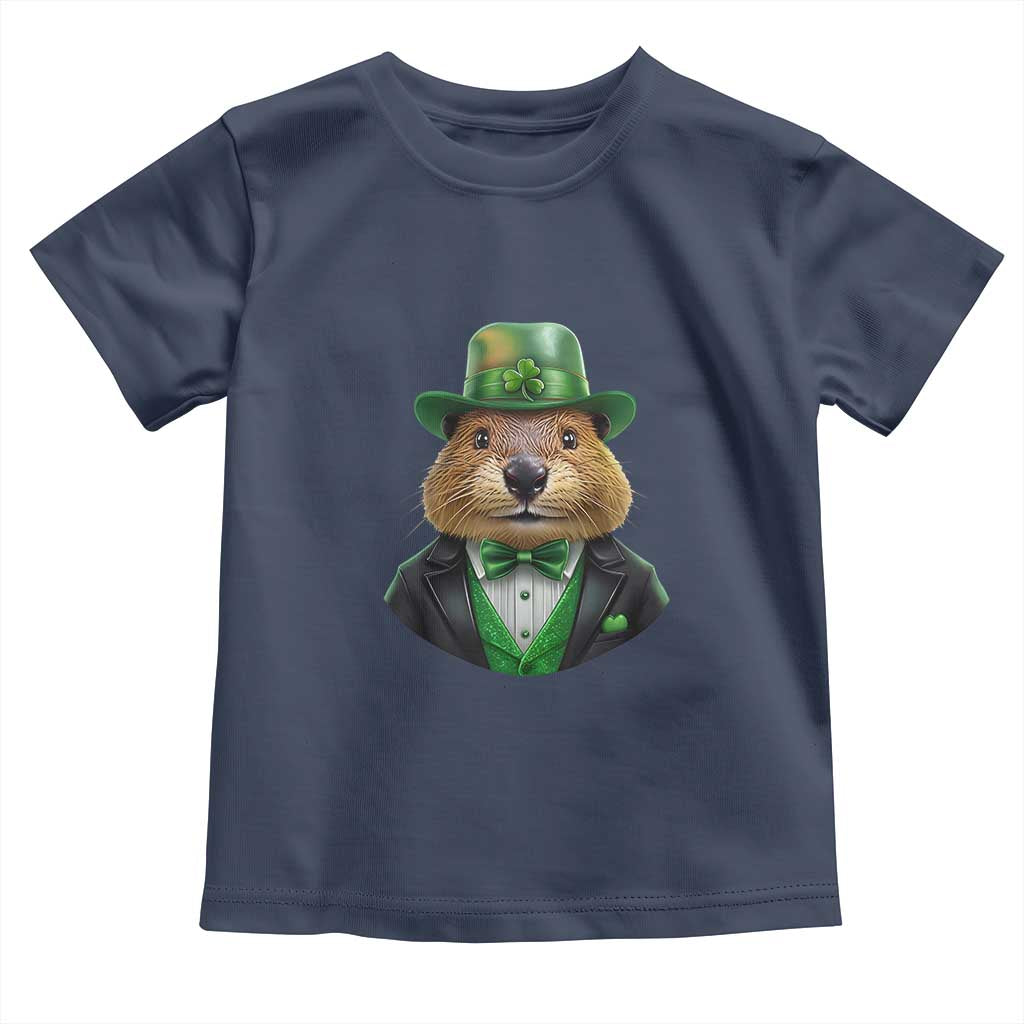 Funny Groundhog Leprechaun Toddler T Shirt Woodchuck Happy St Patrick's Day