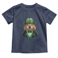 Funny Groundhog Leprechaun Toddler T Shirt Woodchuck Happy St Patrick's Day