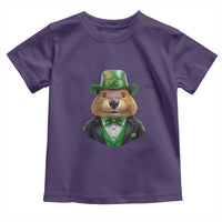 Funny Groundhog Leprechaun Toddler T Shirt Woodchuck Happy St Patrick's Day