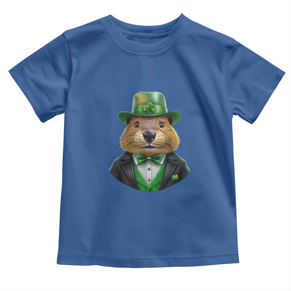 Funny Groundhog Leprechaun Toddler T Shirt Woodchuck Happy St Patrick's Day